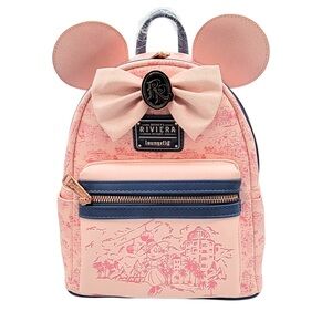 Loungefly Disney riviera resort Pink Minnie Mouse Backpack